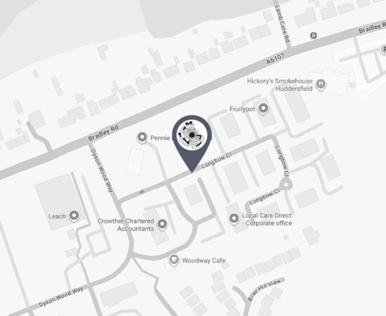 Map of Huddersfield location